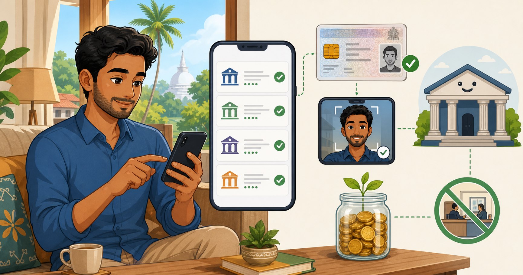 Open Savings Account Online Sri Lanka 2026: 15 Banks