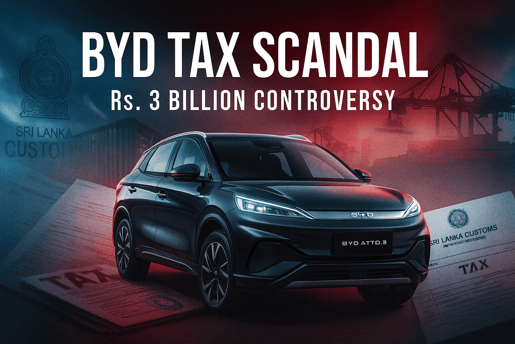 BYD tax scandal in sri lanka