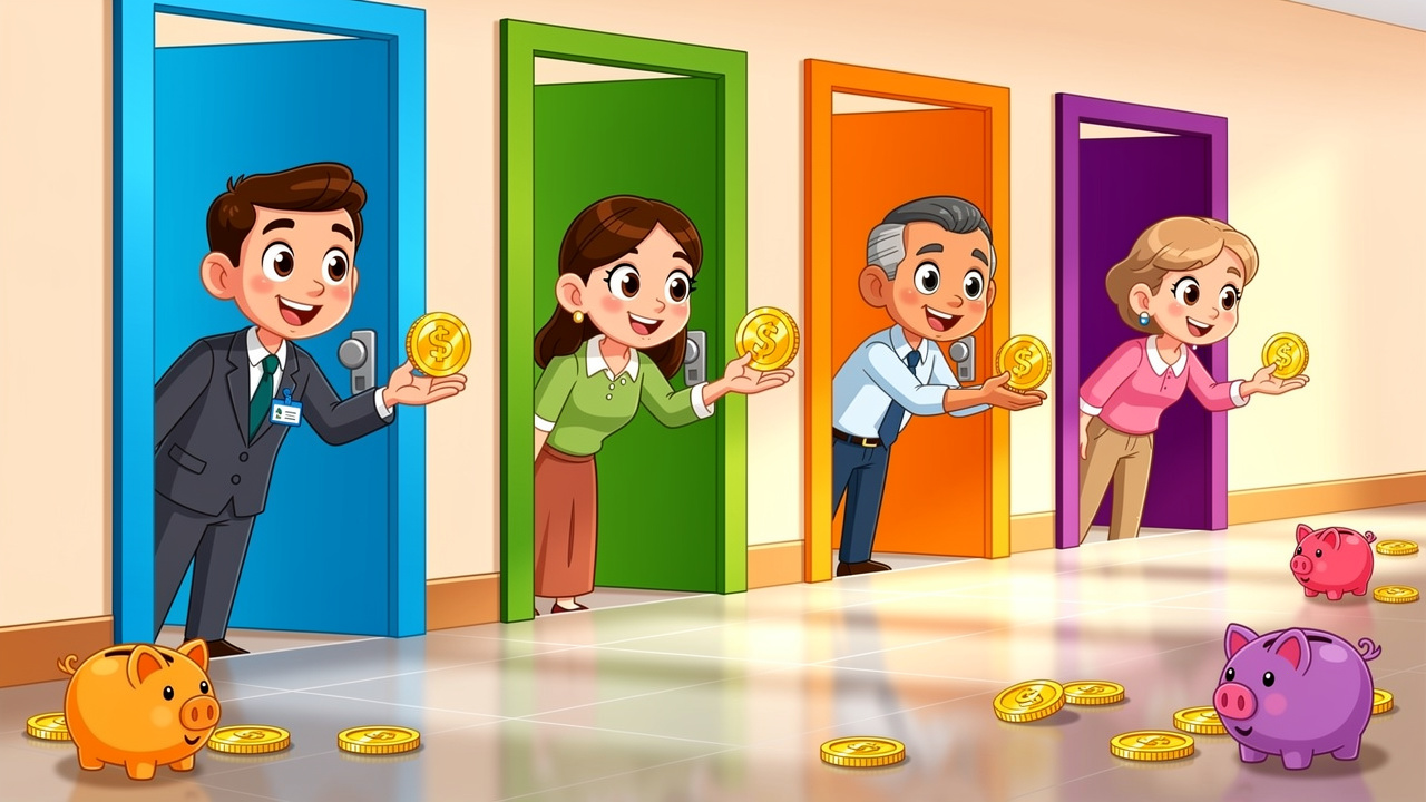 Cartoon showing cheaper loan alternatives in Sri Lanka