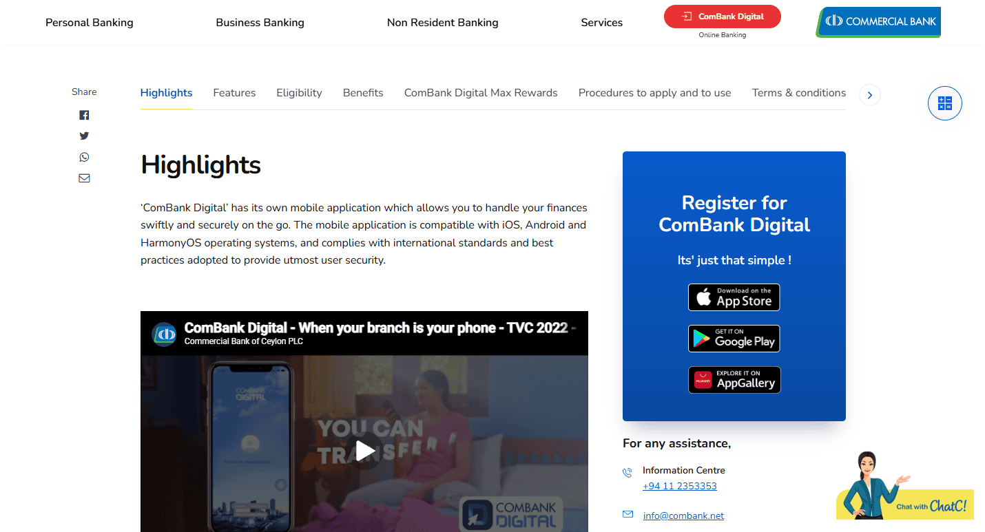 ComBank Digital: Best for Commercial Bank Customers