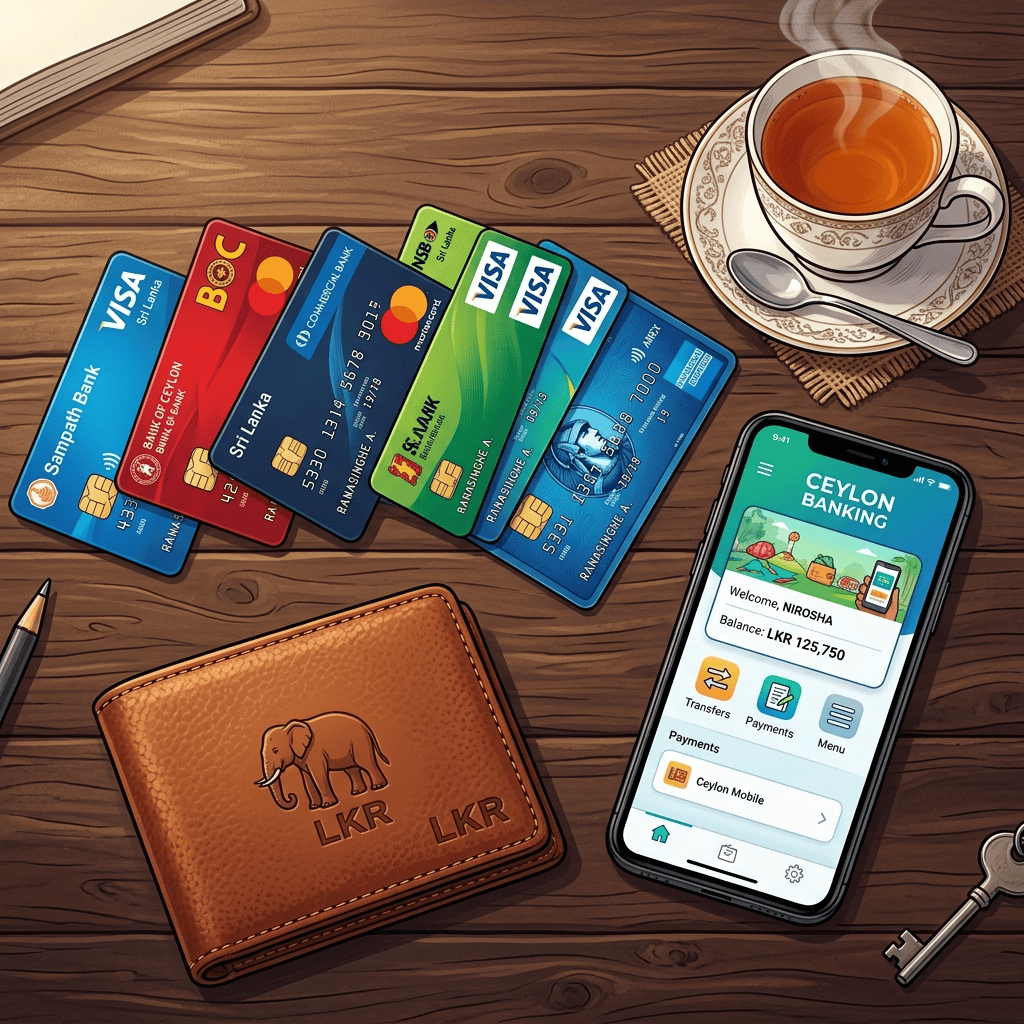 Different Sri Lankan credit cards