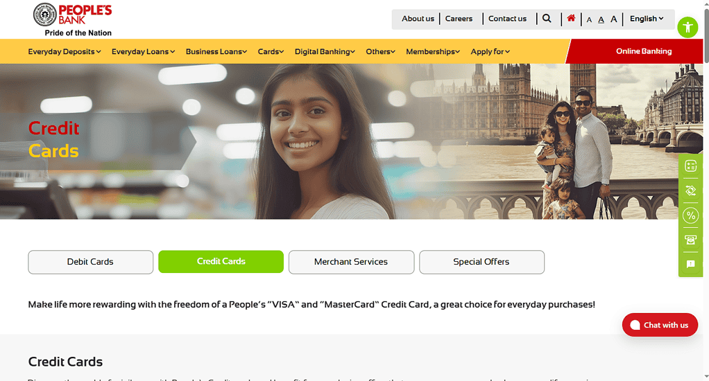 People's Bank Credit Cards