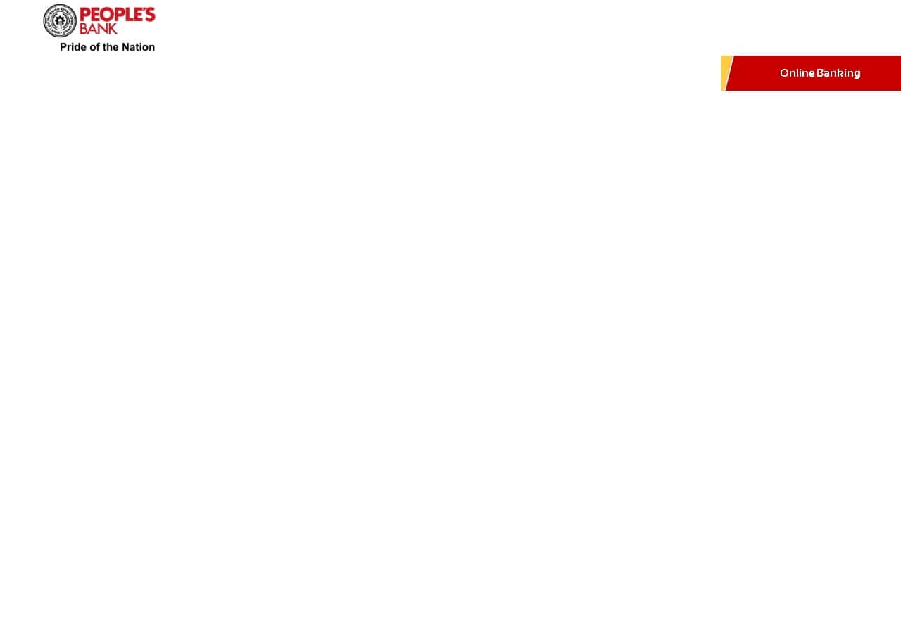 People's Bank Salary salary savings account Sri Lanka